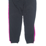 RODEO Womens Track Pants Black 90s Tapered S W28 L29