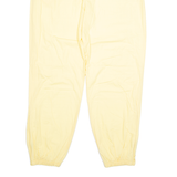 RODEO Mens Track Pants Yellow 90s Tapered 2XL W34 L31