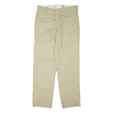 DICKIES Mens Trousers Beige Slim Tapered W30 L30