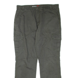 DICKIES Flex Cargo Mens Trousers Grey Regular Bootcut W38 L34