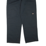 DICKIES Mens Trousers Black Regular Straight W38 L32