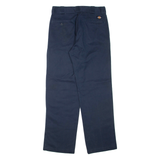 DICKIES Mens Trousers Blue Regular Straight W30 L32