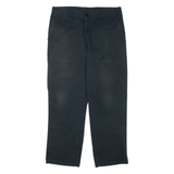 DICKIES Mens Trousers Black Regular Tapered W32 L30