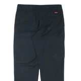 DICKIES Mens Trousers Black Regular Tapered W32 L30