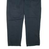 DICKIES Mens Trousers Black Regular Tapered W40 L30