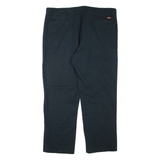 DICKIES Mens Trousers Black Regular Tapered W40 L30
