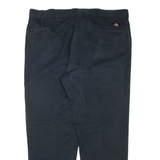 DICKIES Mens Trousers Black Regular Tapered W44 L32
