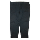 DICKIES Mens Trousers Black Regular Tapered W48 L32