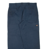 DICKIES Mens Trousers Blue Regular Straight W38 L30