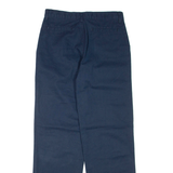 DICKIES Mens Trousers Blue Regular Straight W28 L30