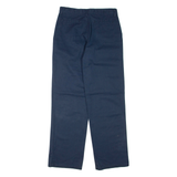 DICKIES Mens Trousers Blue Regular Straight W28 L30