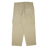 WRANGLER Cargo Mens Trousers Beige Regular Straight W36 L30
