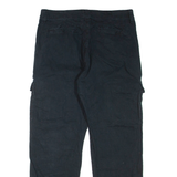 WRANGLER Cargo Mens Trousers Black Regular Straight W33 L30