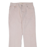 LEVI'S 550 Womens Corduroy Trousers Pink Relaxed Bootcut W32 L32