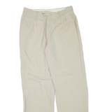 Mens Trousers Beige Regular Straight W32 L33
