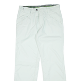 CLOVER Mens Trousers Blue Regular Straight W34 L33