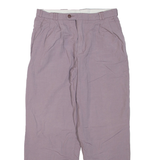 Womens Trousers Purple Regular Tapered W30 L30