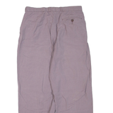 Womens Trousers Purple Regular Tapered W30 L30