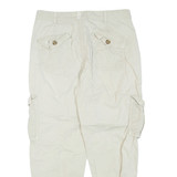 ZARA Cargo Womens Trousers Beige Regular Tapered W30 L25