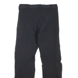 Womens Trousers Black Regular Straight W26 L27