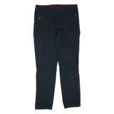 CRANE Womens Trousers Black Regular Tapered W32 L32