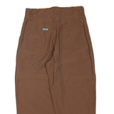 Womens Trousers Brown Regular Tapered W32 L26