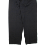 Mens Trousers Black Regular Tapered W32 L31