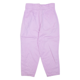 Womens Trousers Purple Regular Tapered W30 L26