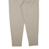 Womens Trousers Beige Regular Tapered W34 L29