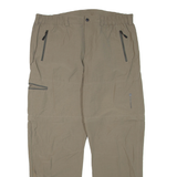 TREVOLUTION Mens Trousers Brown Regular Tapered W40 L32
