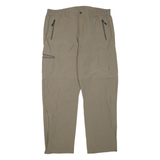 TREVOLUTION Mens Trousers Brown Regular Tapered W40 L32