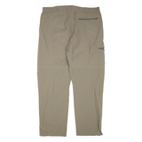 TREVOLUTION Mens Trousers Brown Regular Tapered W40 L32