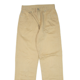 TEDDY'S Womens Trousers Beige Regular Straight W26 L32