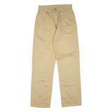 TEDDY'S Womens Trousers Beige Regular Straight W26 L32