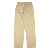 TEDDY'S Womens Trousers Beige Regular Straight W26 L32