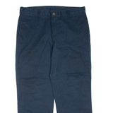 DICKIES Mens Trousers Blue Regular Tapered W36 L30