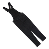 JACK WILLS Womens Dungarees Black Slim Denim UK 4 W26 L28