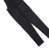 JACK WILLS Womens Dungarees Black Slim Denim UK 4 W26 L28