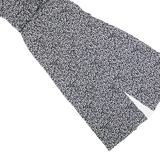 HOBBS LONDON Womens Jumpsuit Black Animal Print Wide-Leg UK 8