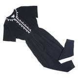 CALIFORNIA ROC Womens Jumpsuit Blue 90s Tapered M