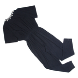 CALIFORNIA ROC Womens Jumpsuit Blue 90s Tapered M