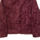 PENDLETON Womens Fleece Jacket Maroon M