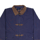 DENIM & CO Womens Chore Jacket Blue 90s XL