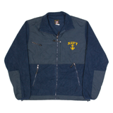 GENERAL Navy Mens Fleece Jacket Blue M
