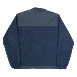 GENERAL Navy Mens Fleece Jacket Blue M