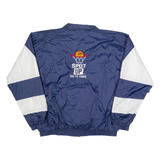 TONIX Spot Up Mens Shell Jacket Blue 90s USA Colourblock L