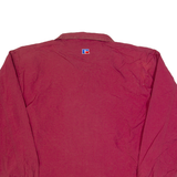 RUSSELL ATHLETIC Central State Marauder Basketball Mens Track Jacket Red USA L
