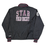 DE LONG Stab Field Hockey Mens Windbreaker Jacket Black USA M