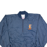 GAME Tigers Baseball Mens Pullover Jacket Blue USA 2XL