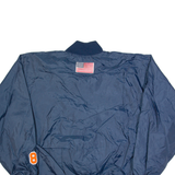 GAME Tigers Baseball Mens Pullover Jacket Blue USA 2XL